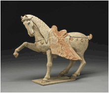 C:\Users\loge\Downloads\figure of a prancing horse, Tang dynasty.  Photo- Sotheby's..jpg