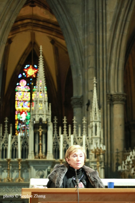   Julia Kristeva à Metz photo © Sophie Zhang 