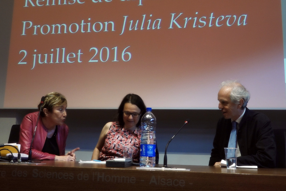 Promotion Julia Kristeva, Strasbourg,  2 juillet 2016